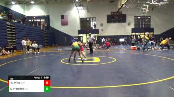 138 lbs Semifinal - Ava Wise, George C Marshall vs Chaley Pia-Bedell, Louisa