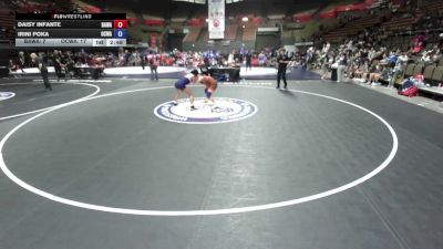 120 lbs Daisy Infante, BAWA-Bay Area Wrestling Association vs Irini Poka, OCWA - Orange County Wrestling Association