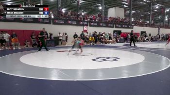 57F kg Champ. Round 2 - Troy Spratley, Cowboy RTC vs Mack Mauger, Tiger Style Wrestling Club
