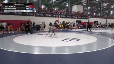 57F kg Champ. Round 2 - Troy Spratley, Cowboy RTC vs Mack Mauger, Tiger Style Wrestling Club