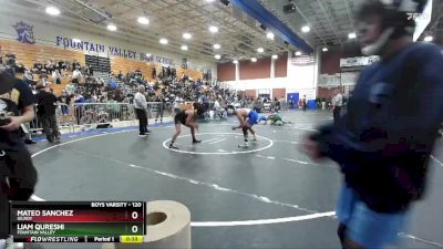 120 lbs Cons. Semi - Mateo Sanchez, Gilroy vs Liam Qureshi, Fountain Valley