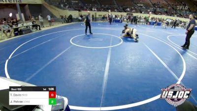 155 lbs 3rd Place - Theron Davis, Prodigy Wrestling vs JaKoby Petree, Cowboy Wrestling Club