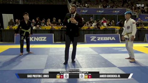 Gage Preston Z. Jones vs Jander Goicochea Jr. 2026 Pan Kids Jiu-Jitsu IBJJF Championship