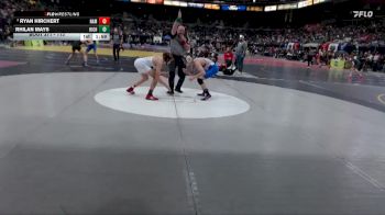 113 lbs Champ. Round 2 - Rhilan Mays, Highland vs Ryan Hirchert, Nampa