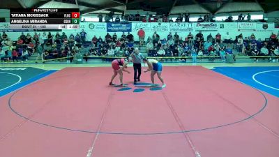 185 lbs Semifinal - Tatiana McKissack, Florence High School vs Angelina Miranda, Casa Grande Union High School