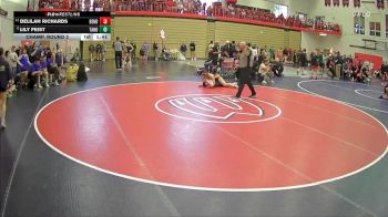 120 lbs Champ. Round 2 - Delilah Richards, Bend vs Lily Feist, Tahoma