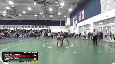 165 lbs Cons. Round 1 - Richard Uvalles, Valencia vs Kingston Chor, LB Poly