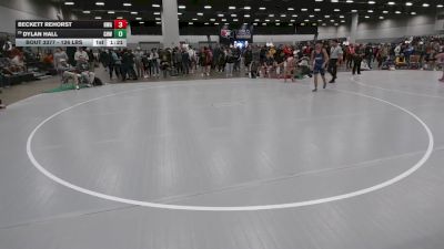 126 lbs Champ. Rd Of 32 - Beckett Rehorst, Heartland Wrestling Academy vs Dylan Hall, Greater Heights Wrestling