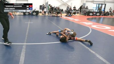 49 lbs Cons. Semis - Donovan Alejandre, Northside Wrestling Club vs Dash Abbott, JWC