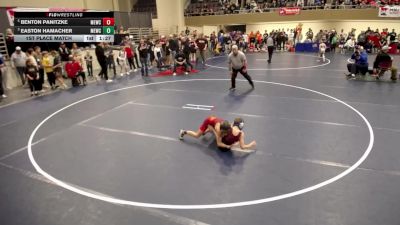 12U - 70 lbs 1st Place Match - Benton Panitzke, MN Elite Wrestling Club vs Easton Hamacher, MN Elite Wrestling Club