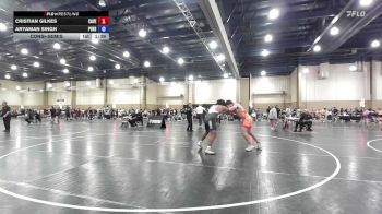 165 lbs Consolation - Cristian Gilkes, Caveman Wrestling vs Aryaman Singh, Ponte Vedra High School