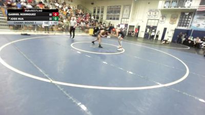 113 lbs Champ. Round 1 - Gabriel Rodriguez, Huntington Beach vs Joss Hua, Santiago Corona