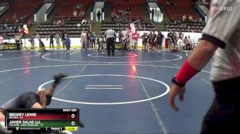 85 lbs 1st Place Match - Javier Salas Lll, Colonel John Wheeler vs Brodey Lewis, Milton