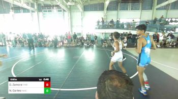 109 lbs Consi Of 8 #1 - Daniel Zamora, Threshold WC vs Nakoa Cortes, Rancho Bernardo WC