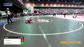Quarterfinal - Michael Legere, Red Wave Wrestling vs Kohen Robbins, Shelton Wrestling Club