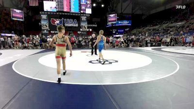 94 lbs Cons. Sub-rd Of 32 - Eldon Roth, WI vs Braxton Plunk, OK