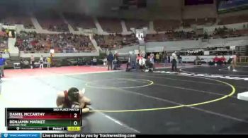D2-150 lbs 3rd Place Match - Daniel McCarthy, Ironwood vs Benjamin Market, Canyon View