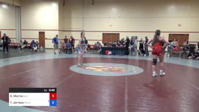 135 lbs Cons 16 #1 - Saige Morris, Avalanche Wrestling Association vs Toni Jarreau, Walker Thundercats Wrestling Academy