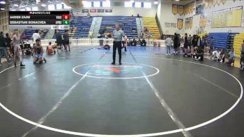 144 lbs Round 1 (8 Team) - Jaiden Zajni, VSUS Athletics RTC vs Sebastian Bonachea, Applied Pressure WC