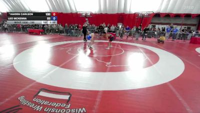 190 lbs Quarterfinal - Haiden Carlson, Valley Elite Wrestling Club vs Leo McKenna, St Croix Central