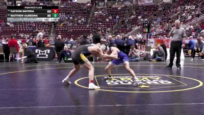 139 lbs First Round - Kaysom Materia, Greenville vs Matthew Almedina, Mid Valley