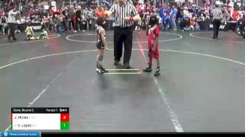 37 lbs Cons. Round 5 - Vincent Lopez, Decatur WC vs Jacob Myles, Rocket Trained WC