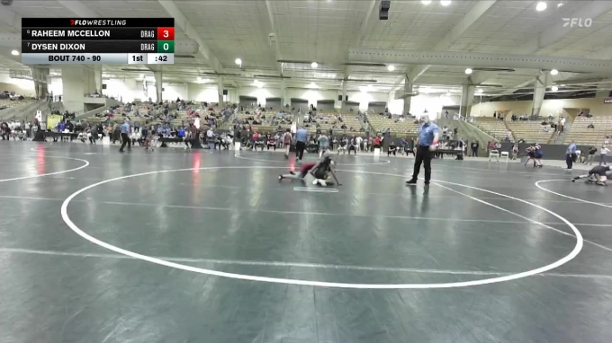 90 lbs Cons. Round 3 - Dysen Dixon, Rabbit Wrestling Club vs Raheem ...