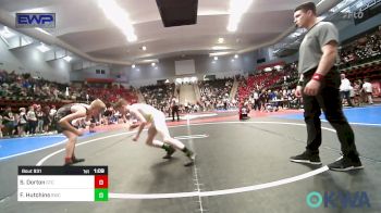 88 lbs Semifinal - Sawyer Dorton, Grove Takedown Club vs Fisher Hutchins, Salina Wrestling Club