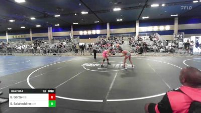 109 lbs Consi Of 4 - Brooklyn Garza, Red Wave WC vs Sienna Ocean Salaheddine, CDM