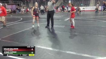 110 lbs Cons. Semi - Kylah Gallegos, Team Colorado vs Ember Zupanc, Team Wisconsin