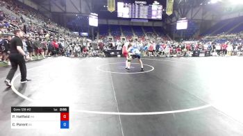 160 lbs Cons 128 #2 - Percie Hatfield, Washington vs Cade Parent, Georgia