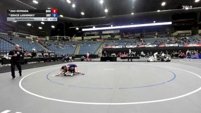 117 lbs Quarterfinal - Zao Estrada, Missouri Valley vs Grace Lashinsky, Lindsey Wilson