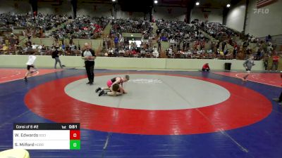 81 lbs Consi Of 8 #2 - Worth Edwards, Social Circle USA Takedown vs Slater Milford, Morris Fitness Wrestling Club