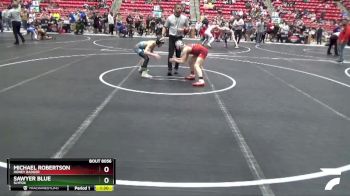 85 lbs 3rd Place Match - Sawyer Blue, SlyFox vs Michael Robertson, Honey Badger