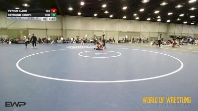 160 lbs Quarterfinal - Peyton Allen, Tulsa Elite 12U 1 vs Raymond Brown, Storm 12U