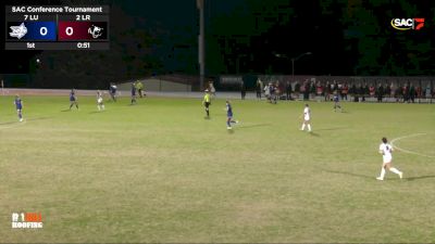 Replay: SAC Women's Soccer Tournament - QF - 2024 Limestone vs Lenoir-Rhyne | Nov 9 @ 7 PM