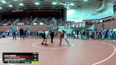 285 lbs Champ. Round 2 - Levi Parrish, Portage Wrestling Club vs Gannon Montgomery, Western Wrestling Club