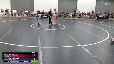 110 lbs Round 1 (6 Team) - Declan Keller, Kansas vs Steven Vigeant, Rhode Island Gold