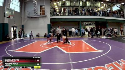 106 lbs Cons. Round 3 - Alistar Maul, Gonzaga vs Daniel Stefko, St. Mary`s Ryken