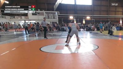 215 lbs Semifinal - Connor Bercume, Blair Academy vs Victor Marks-jenkins, Punisher Wrestling Club