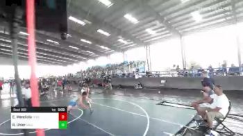 123 lbs 2nd Place - Elias Mendiola, Team MAGA vs Racer Uhler, Mingus Mountain WC