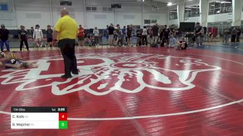 114-C lbs 5th Place - Carmello Kolb, OH vs Gable Majcher, MI