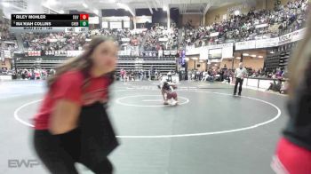 125 lbs Cons. Round 2 - Riley Mohler, Silver Lake HS vs Ma`Kiah Collins, Cherryvale HS