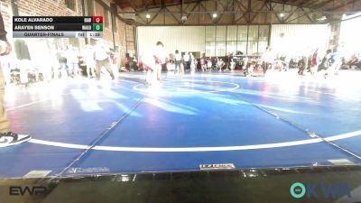 285 lbs Quarterfinal - Kole Alvarado, Raw Wrestling Club vs Arayen Benson, Wagoner Takedown Club