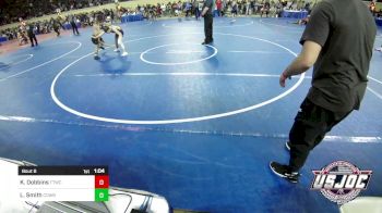 98 lbs Round Of 32 - Kelson Dobbins, Team Tulsa Wrestling Club vs Levi Smith, Cowboy Wrestling Club