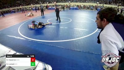 90 lbs Round Of 16 - Odessey Esparza, Mission Wrestling Club vs Sicilie Lomeli, Shawnee Takedown Club