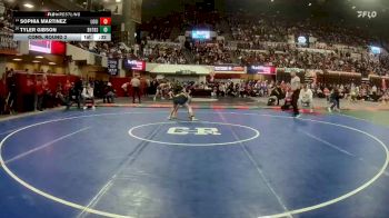 G - 120 lbs Cons. Round 2 - Sophia Martinez, Lockwood Girls vs Tyler Gibson, Beaverhead Co. (Dillon) / Twin Bridges / Sheridan Girls