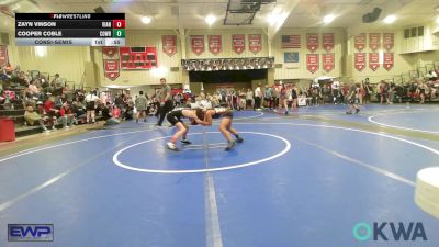 73 lbs Consolation - Zayn Vinson, Vian Wrestling Club vs Cooper Coble, Cowboy Wrestling Club