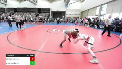 78-M lbs Consi Of 4 - Declan Sharkey, RedNose Wrestling School vs Elijah Quesada, Fisheye