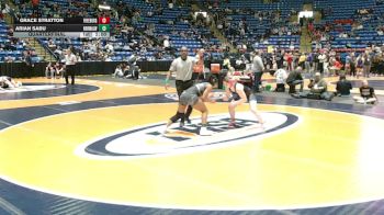 155 lbs Quarterfinal - Grace Stratton, Freeburg vs Arian Sabu, Normal (Community West)